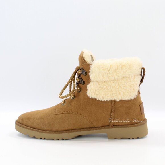 NEW UGG Romely Heritage Suede Boots - Comfortable Winter Booties - Picture 5 of 13